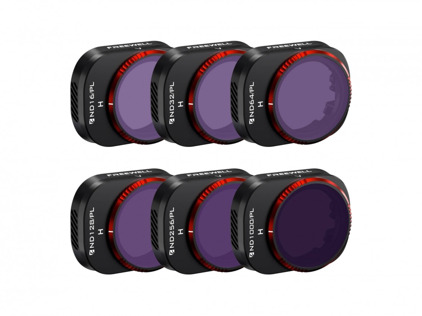 Freewell sada šesti filtrů Bright Day na dron DJI Mini 4 Pro