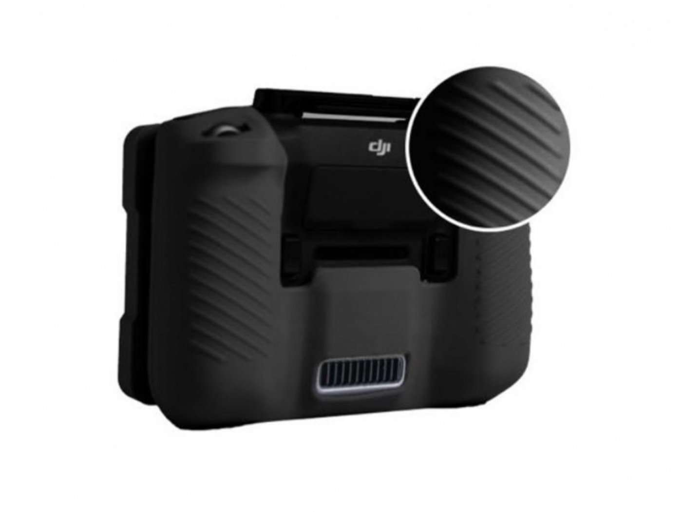 Silikonový ochranný kryt na DJI RC Pro 2 s krytem obrazovky - černý