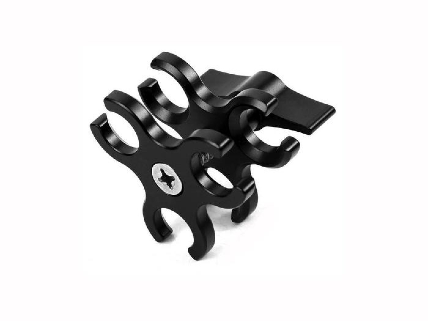 Butterfly adaptér z hliníkové slitiny (černý)