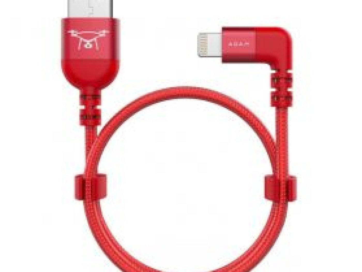 Kabel lightning/USB-A - 30cm - červený