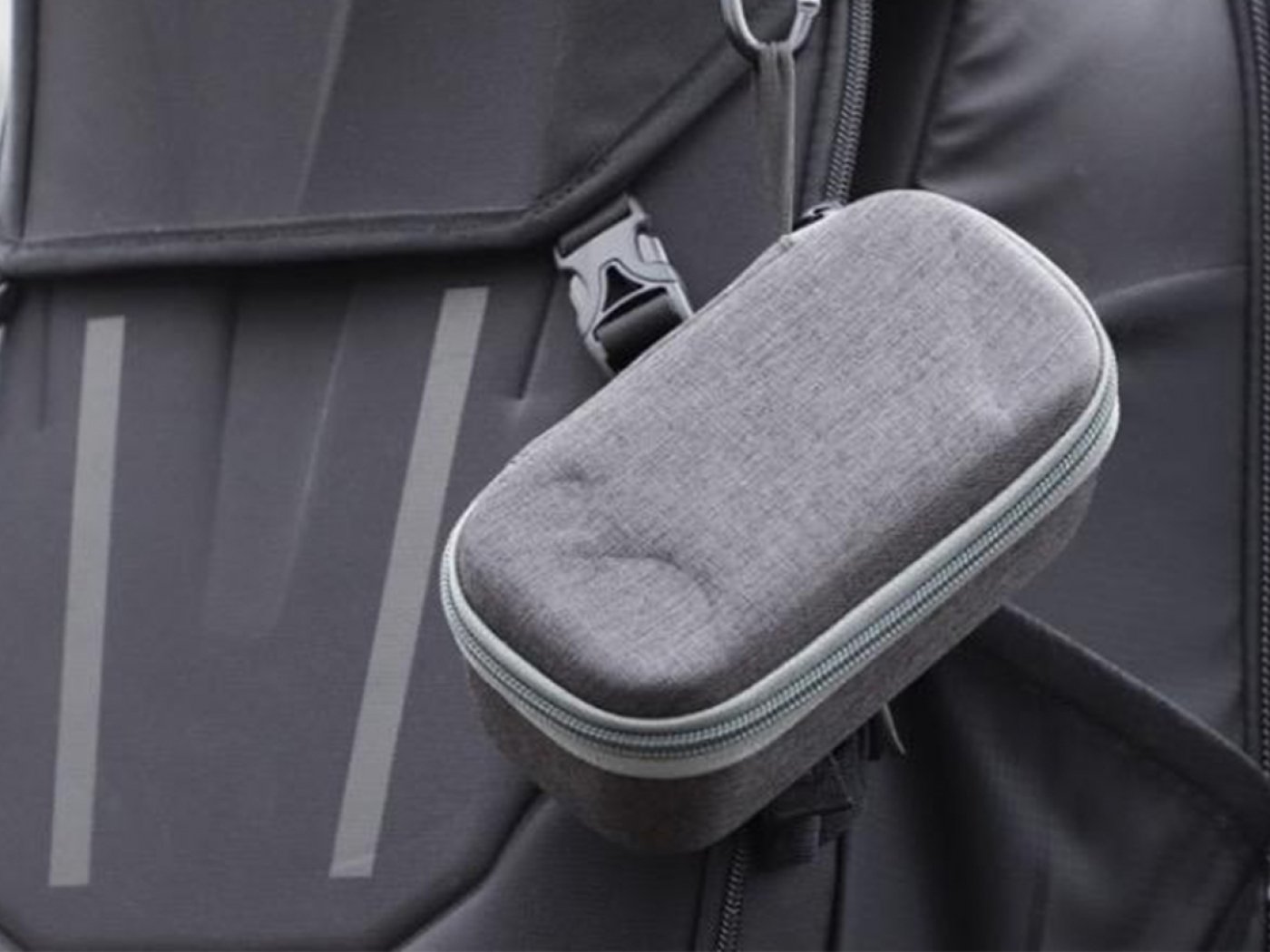 Šedé pouzdro na mikrofon DJI Mic / Mic 2