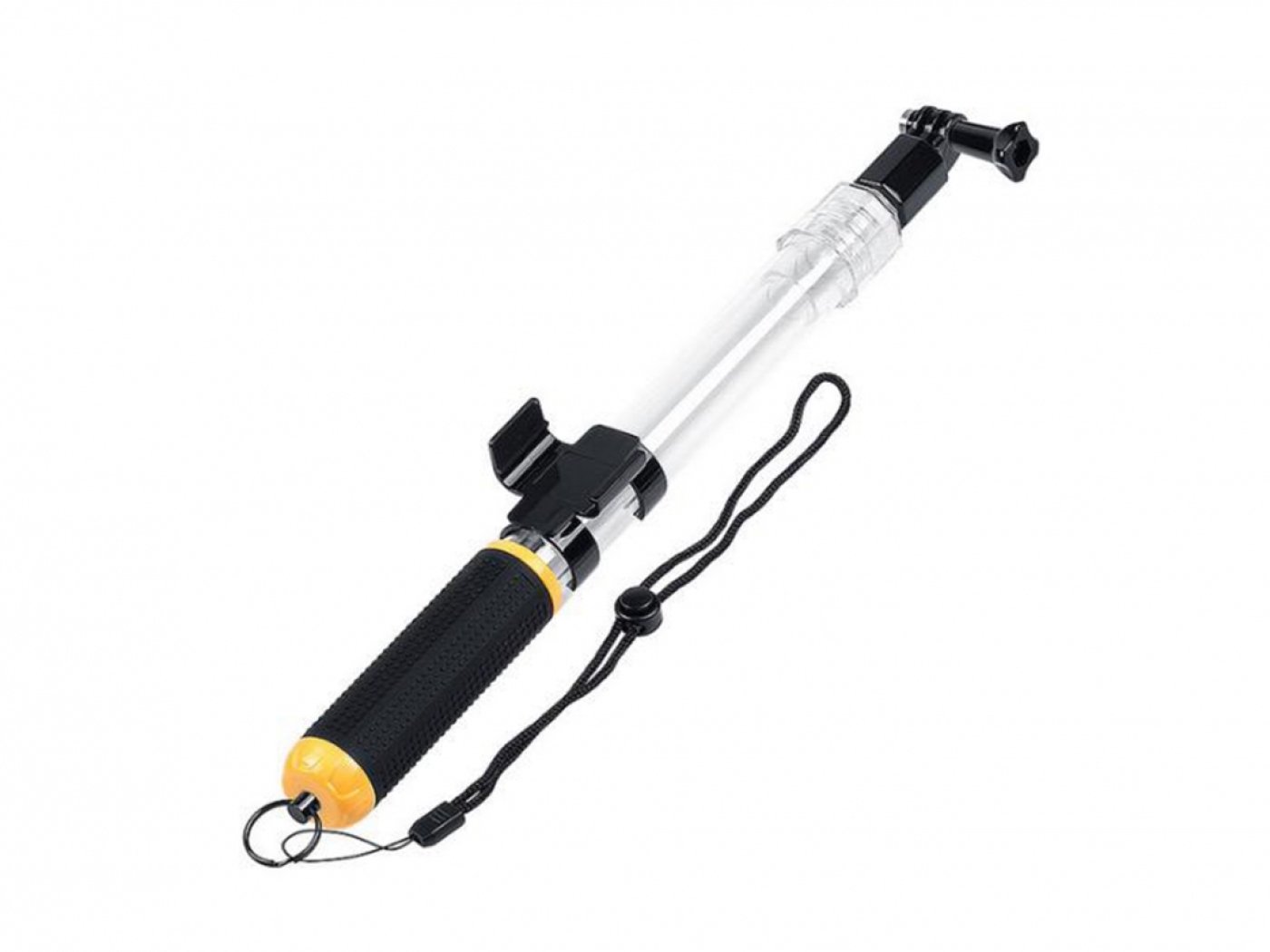 Plovoucí prodlužující tyč na akční kameru