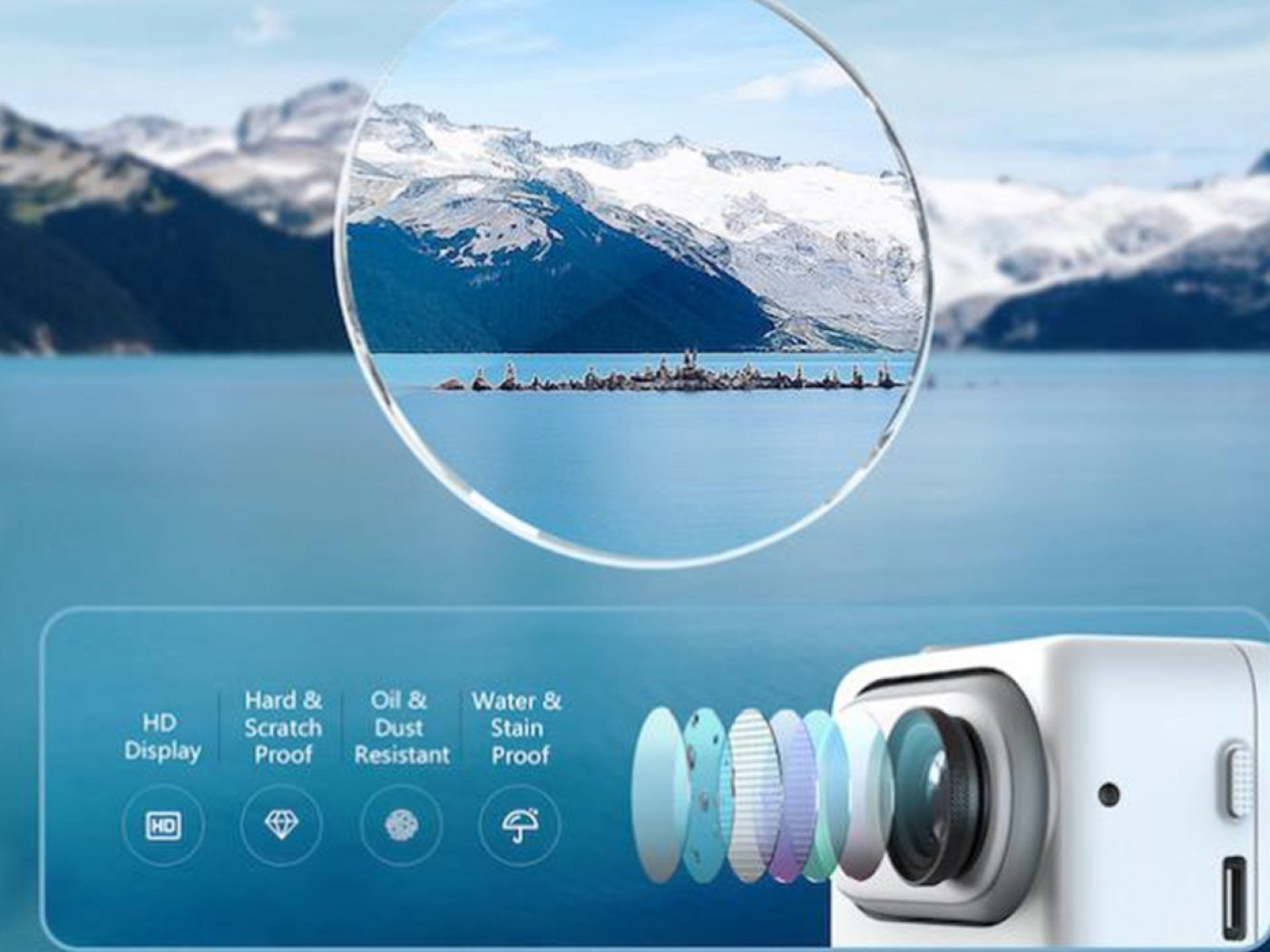 Anti-Fog CPL filtr na kameru Insta360 GO 2 / Insta360 GO 3