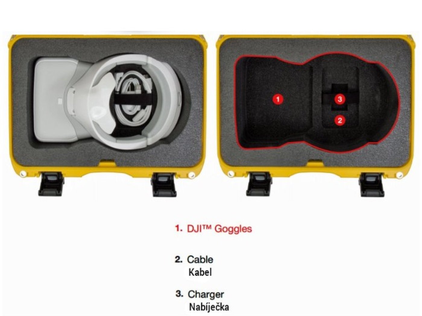 Odolný kufr NANUK 918 pro DJI Goggles