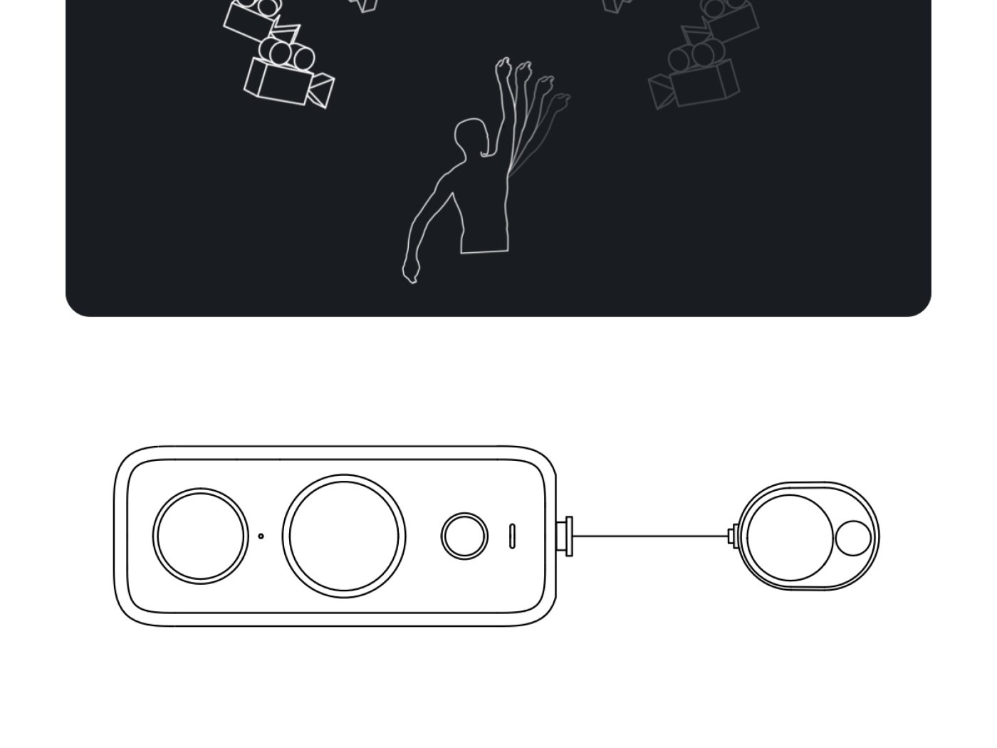 Bullet Time Box pro kameru Insta360 ONE X2