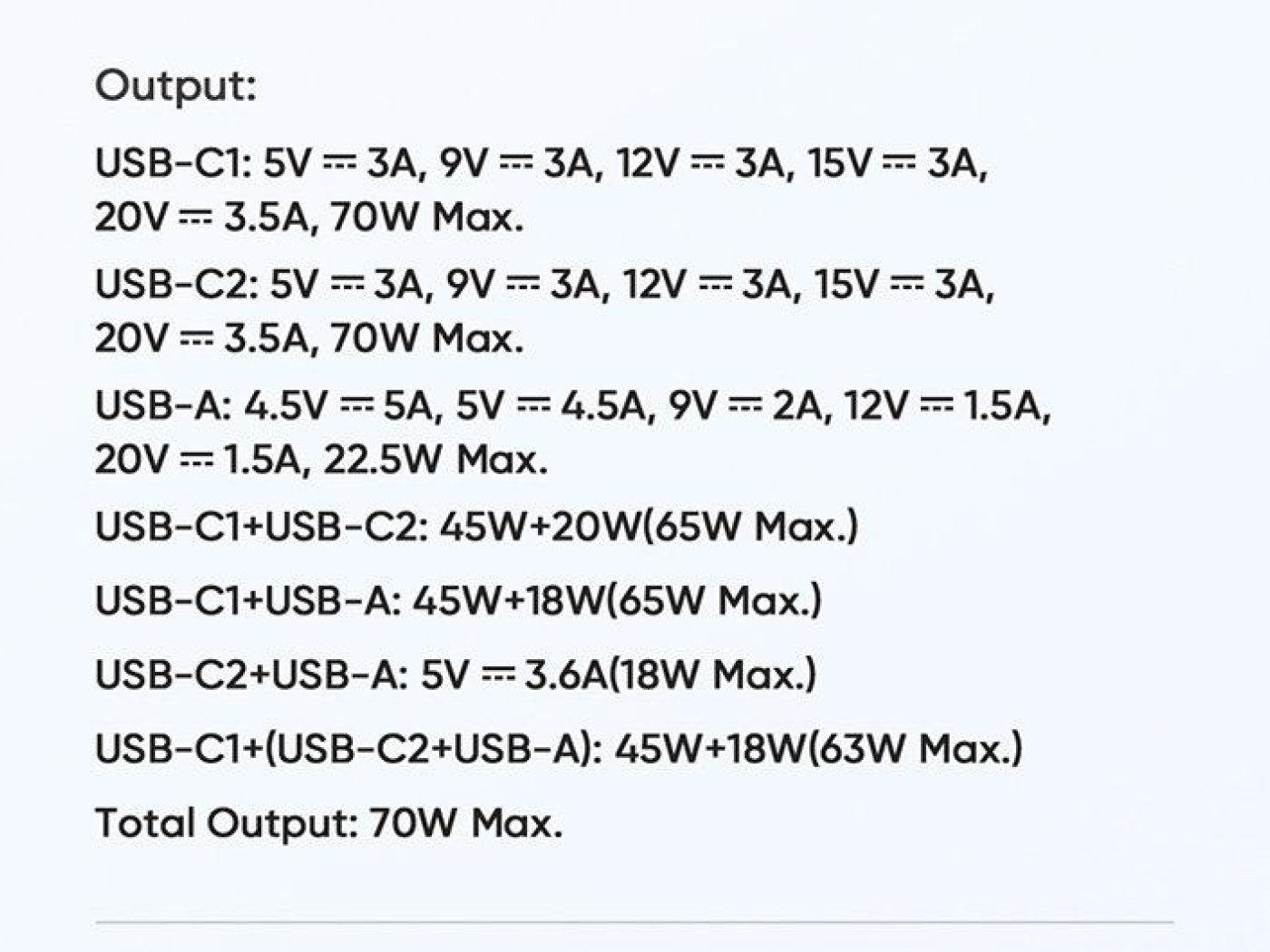Nabíjecí adaptér 70W