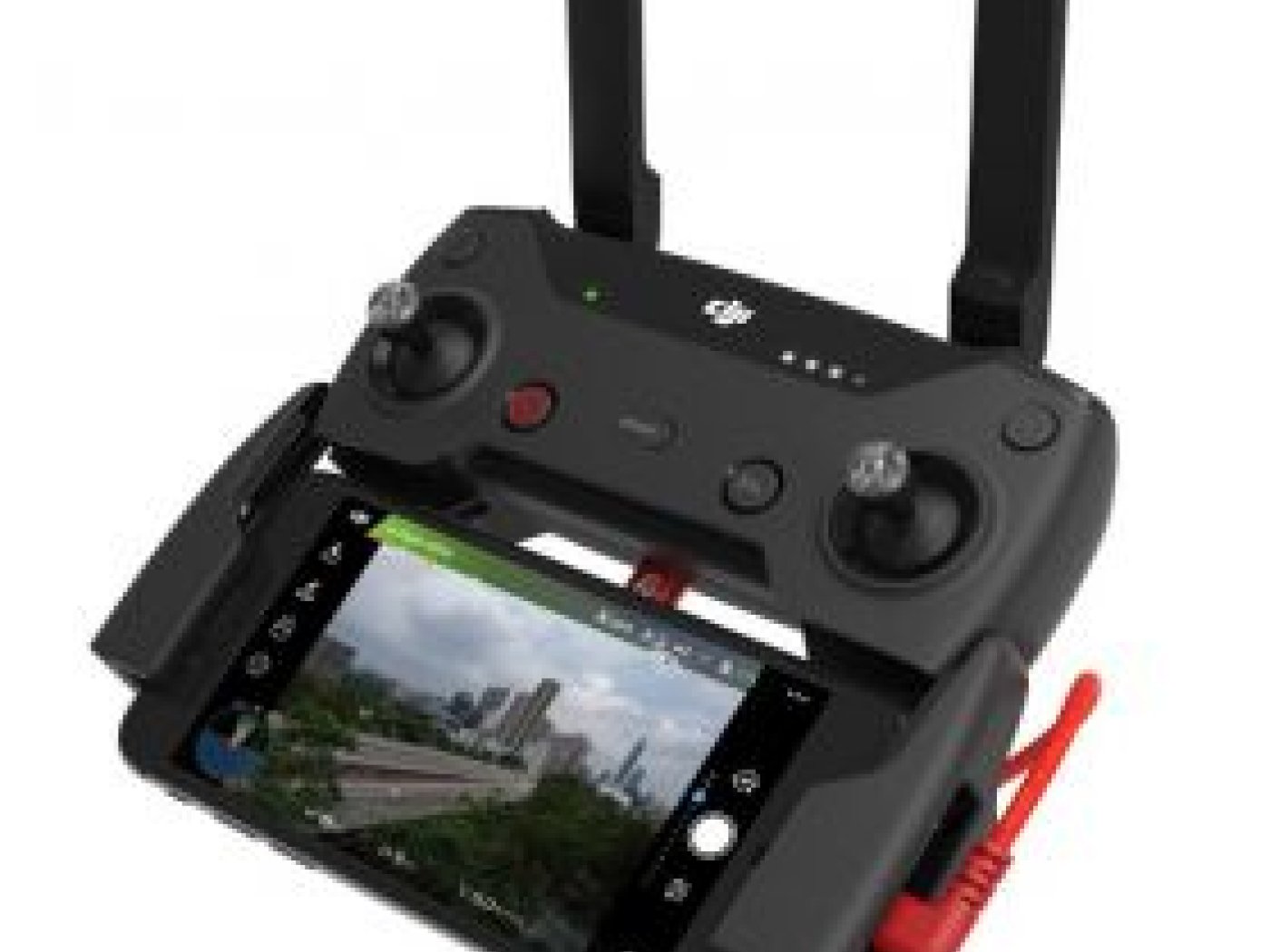 Kabel lightning/microUSB rovný - 30cm pro dron DJI Spark a Mavic series - šedý