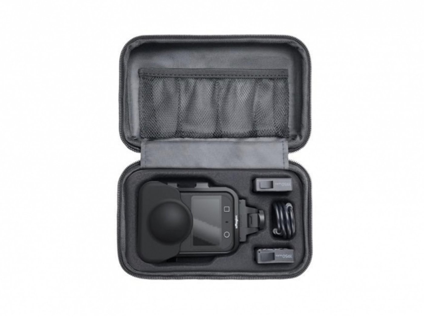 Pevné pouzdro s ramenním popruhem pro kameru DJI Osmo 360 - šedé