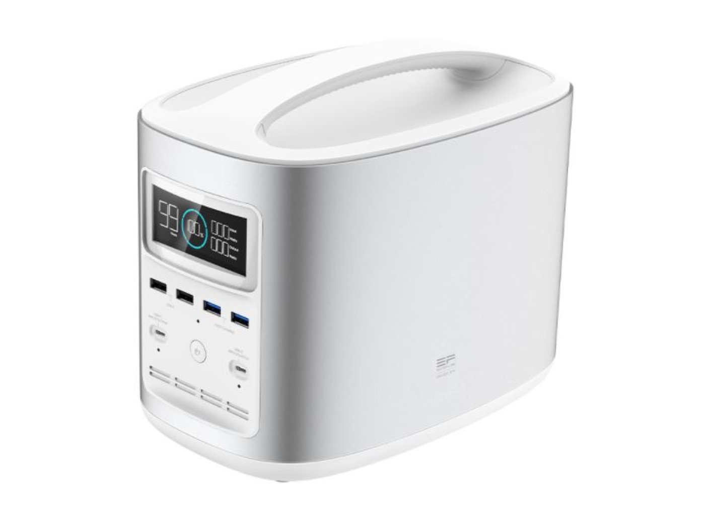 Přenosná nabíjecí stanice EcoFlow RIVER370 (stříbrná) + přepravní brašna