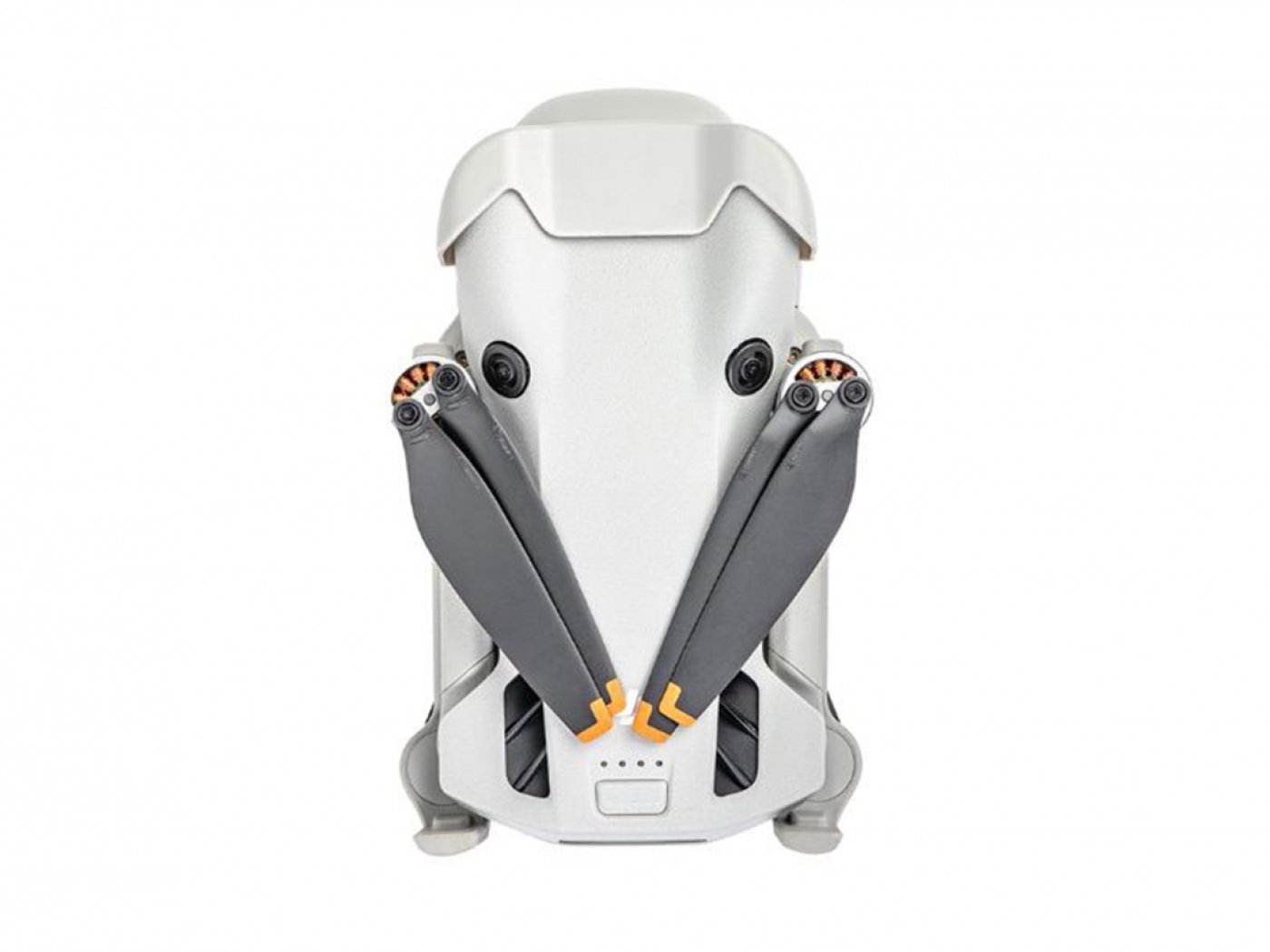 Šedý kryt kamery a předních senzorů na dron DJI Mini 4 Pro