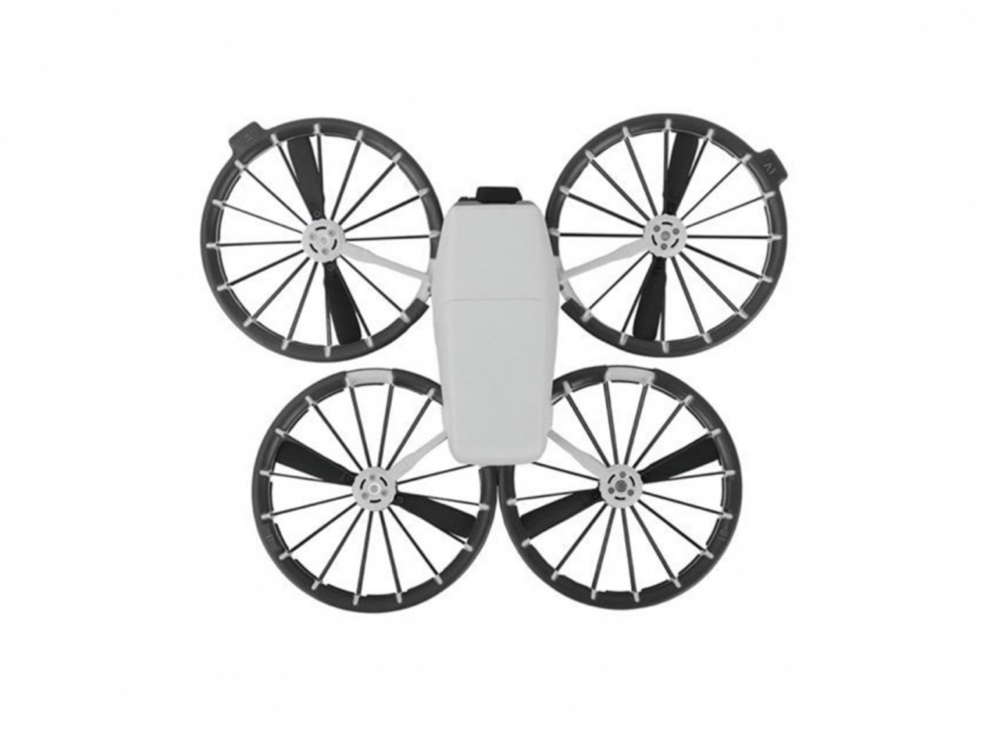 Ochrana nárazníku s podvozkem na dron DJI Flip – černá