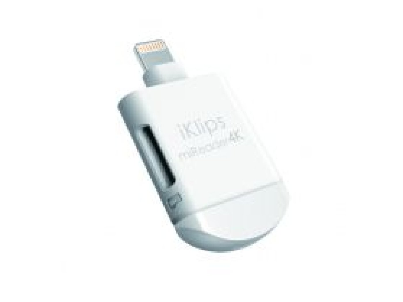 Adam Elements iKlips miREADER 4K Lightning / Micro USB čtečka microSD karet 2in1 - bílá