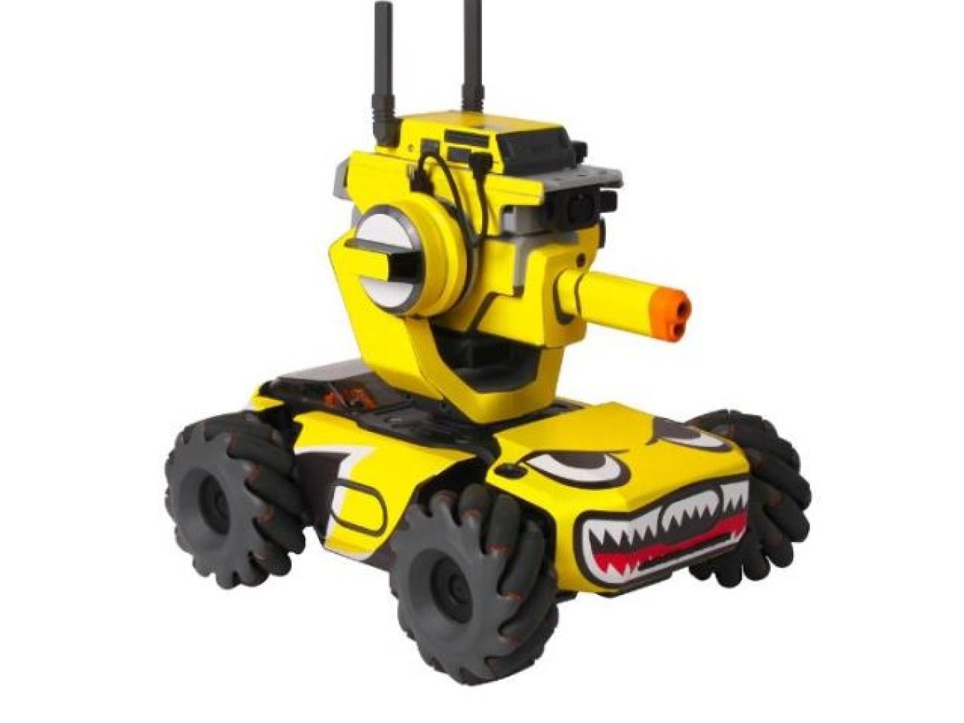 Žlutý polep na DJI RoboMaster S1