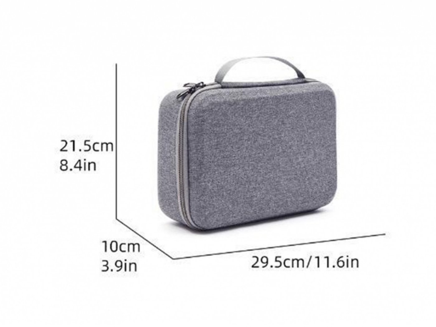 Šedé pouzdro na dron DJI Mini 4 Pro + RC-N2