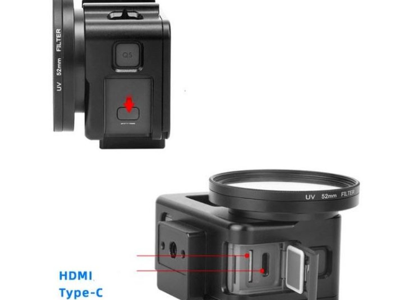 Kryt s UV filtrem na DJI Osmo Action