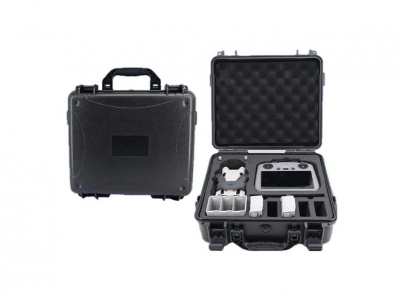 Černý ohnivzdorný kufr na dron DJI Mini 4 Pro