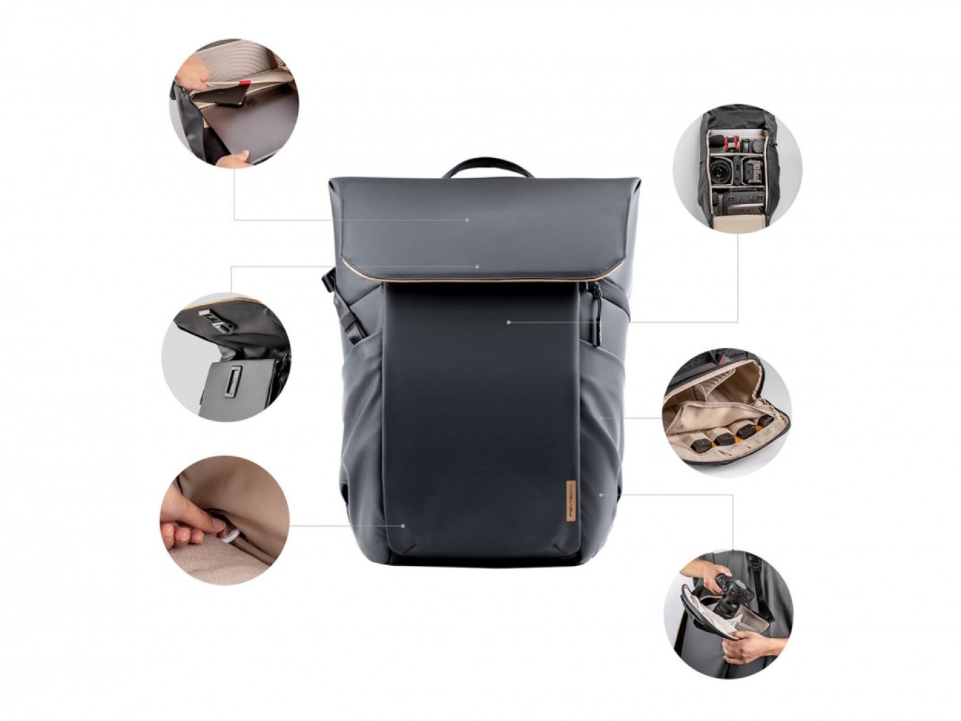 Pgytech OneGo Air fotobatoh 25L (Obsidian Black)