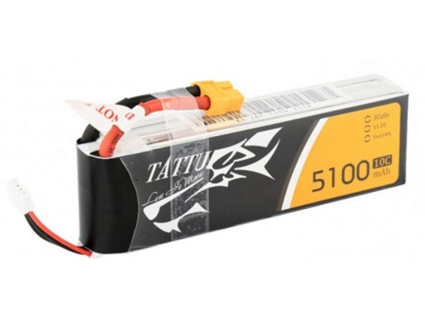 LiPo baterie Tattu 5100mAh 11.1V 10C 3S1P