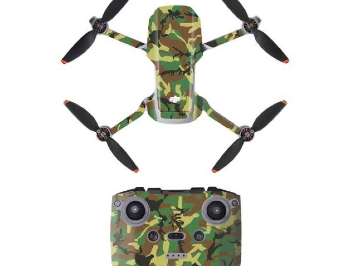 Camouflage polep na dron a ovladač DJI Mini 2