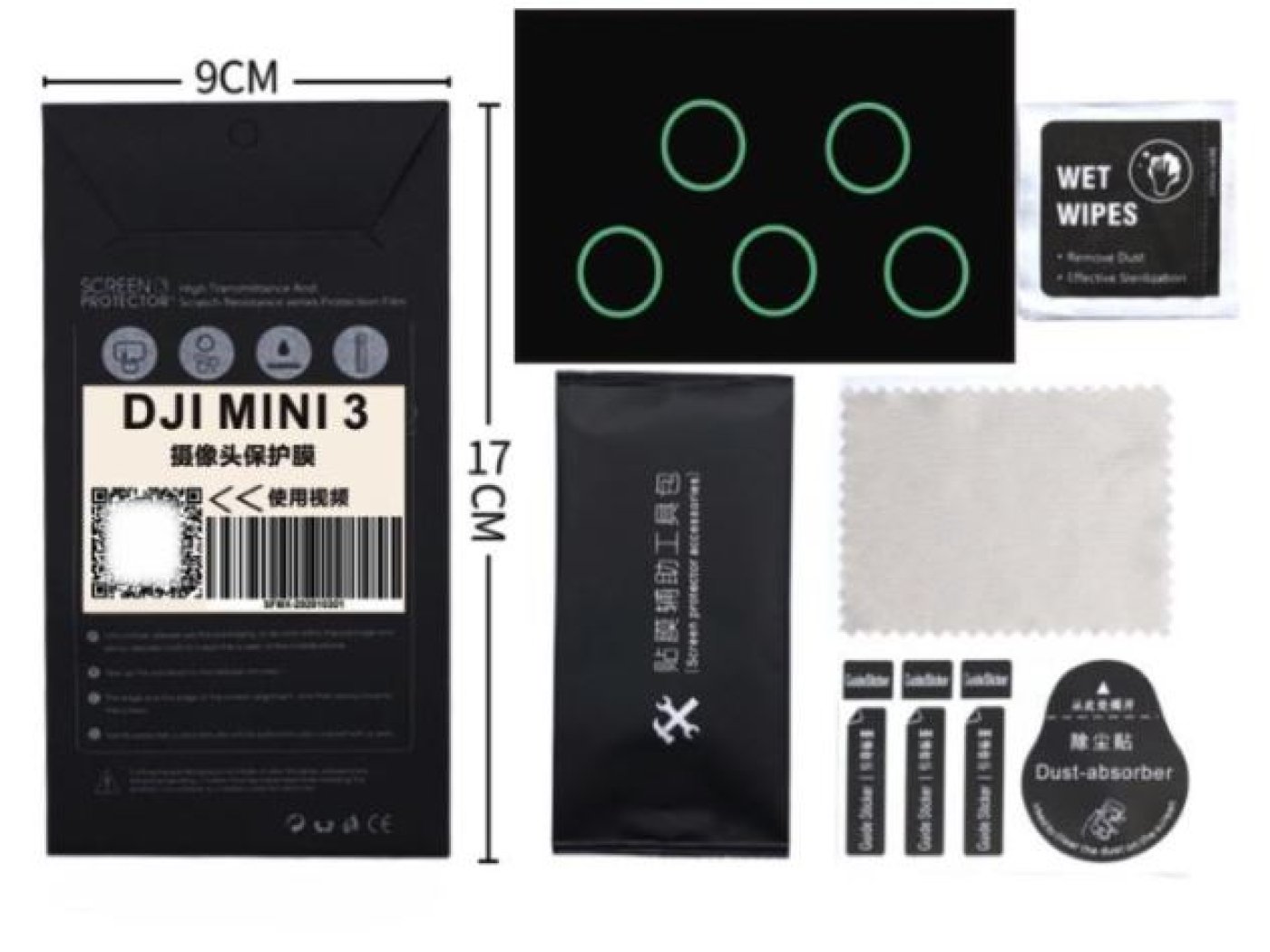 Ochranné sklo na objektiv a senzory DJI Mini 3 Pro