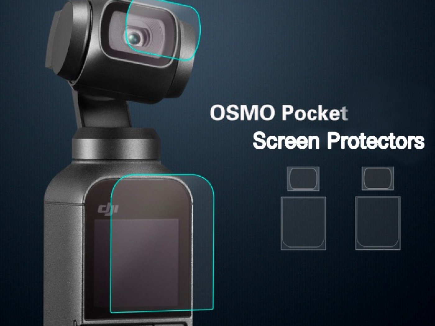 Ochranné sklo na kameru a displej DJI Osmo Pocket