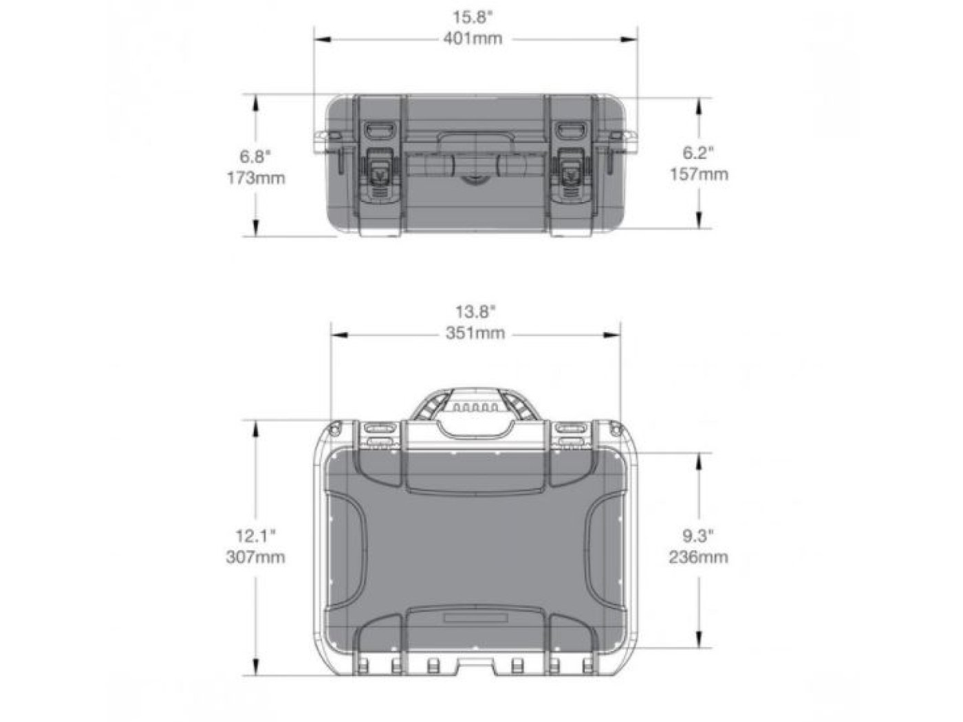 Odolný kufr NANUK 915 pro dron DJI Mavic 3