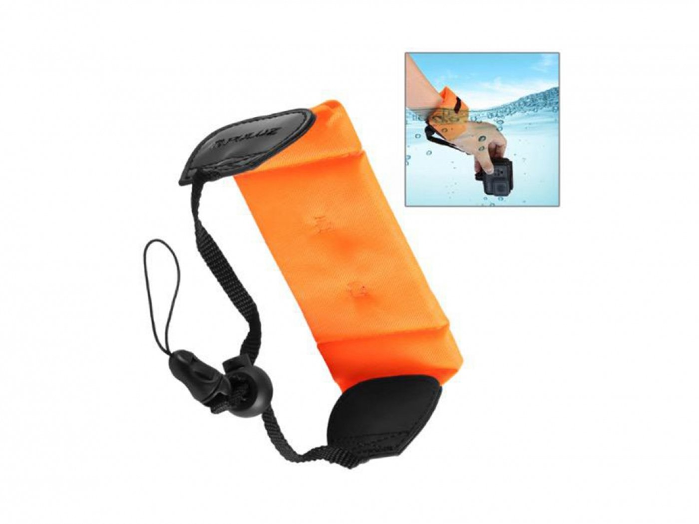 Plovoucí pásek na zápěstí pro akční kamery