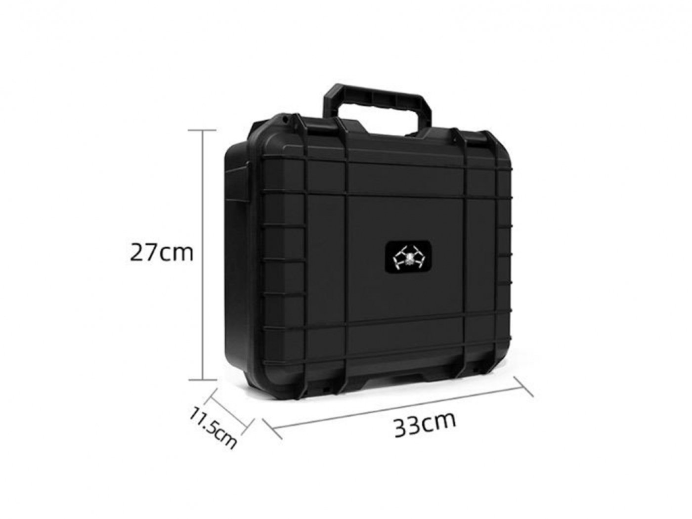 Černý odolný kufr na dron DJI Avata 2