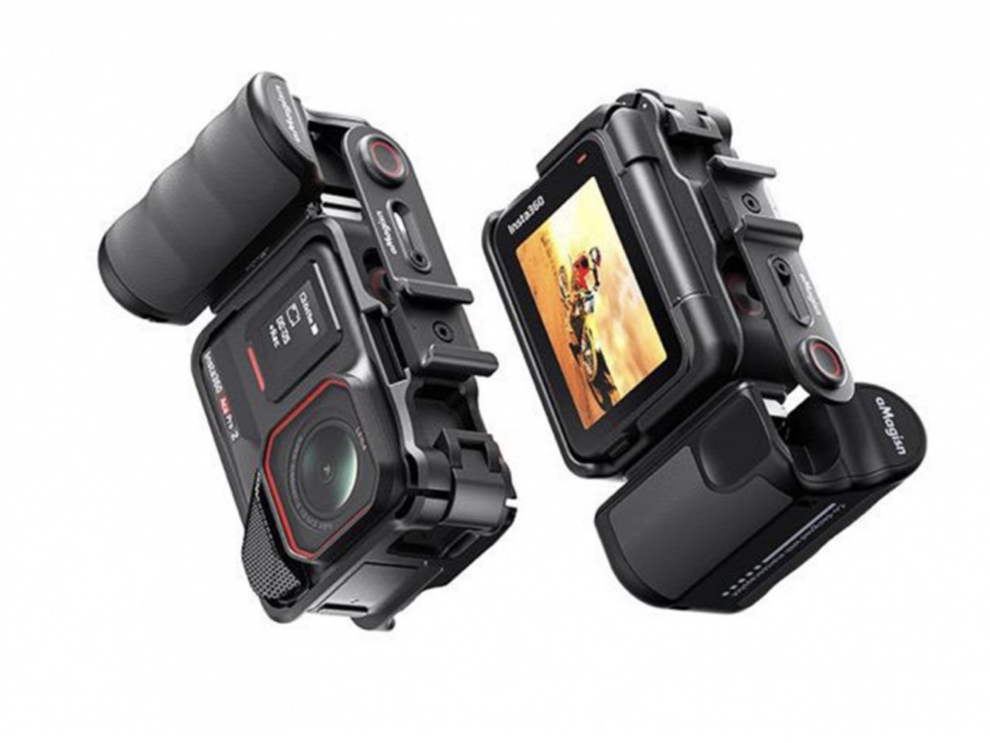 Sada gripů pro Insta360 Ace Pro 2 / DJI Action 5 Pro