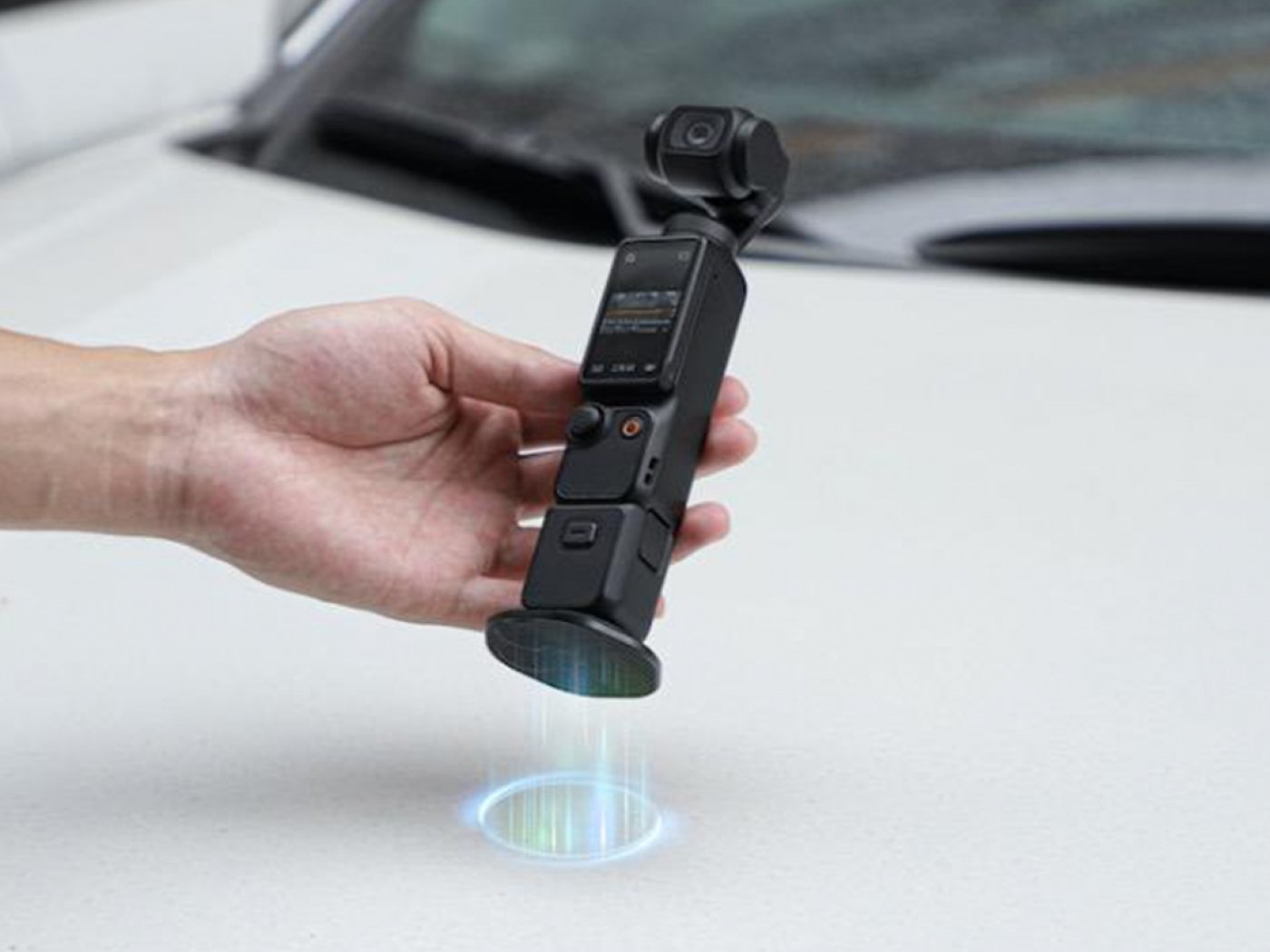 Magnetický držák z hliníkové slitiny s 1/4palcovým šroubem