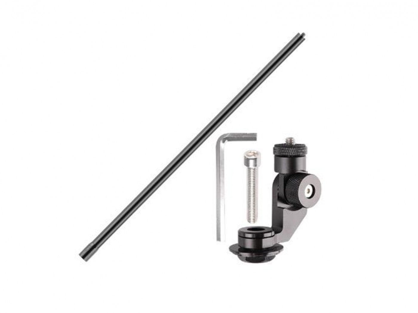 Držák akční kamery na řídítka kola + selfie tyč (40cm)