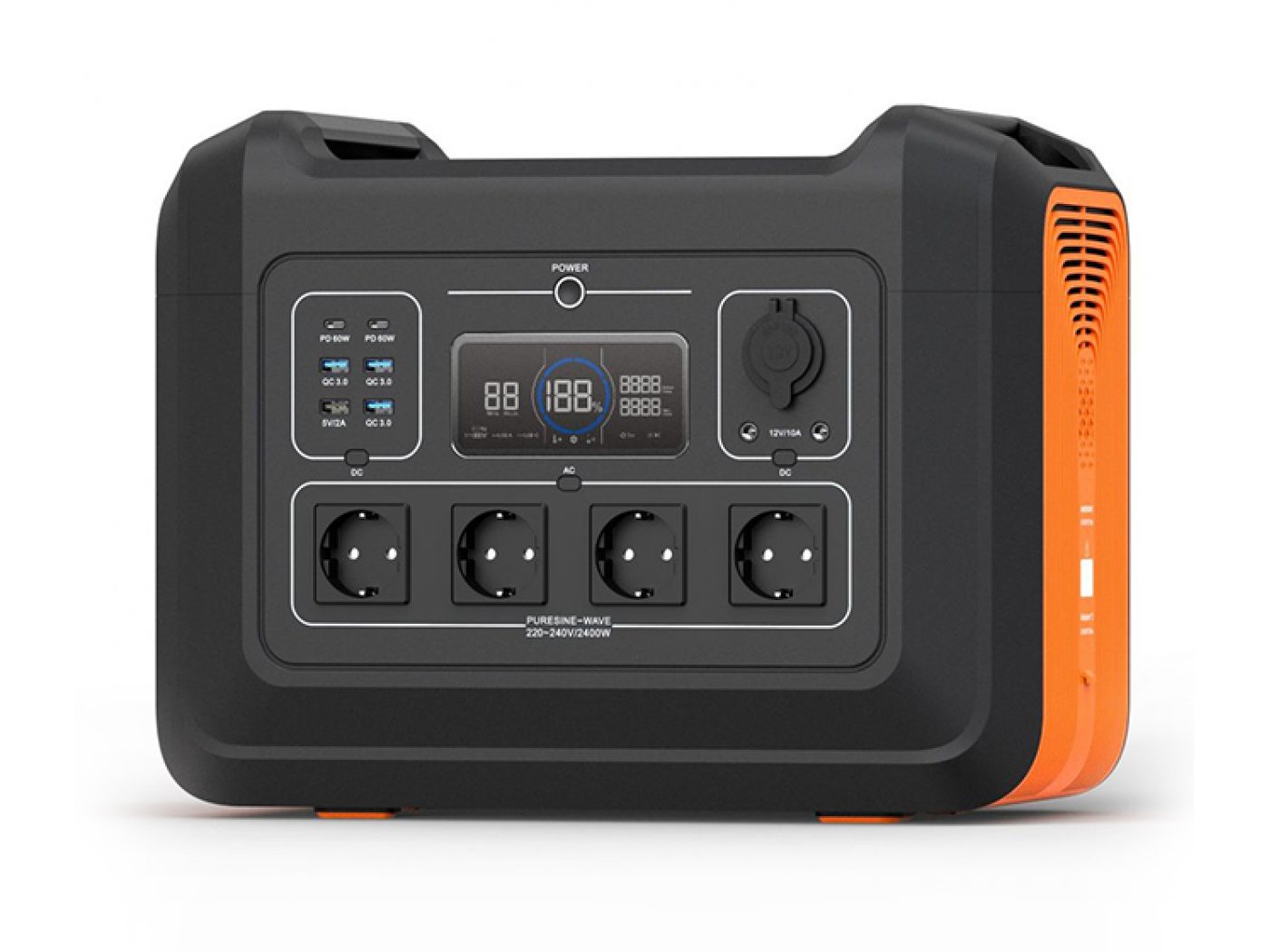 Přenosná nabíjecí stanice DronPro 2400W