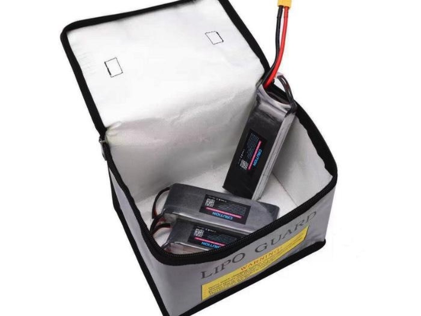 Univerzální bezpečnostní obal na baterie dronu