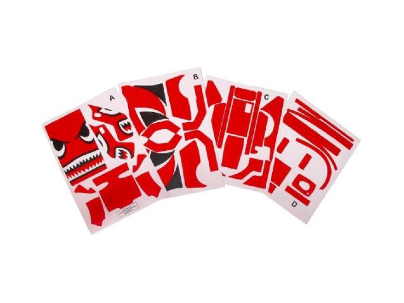 Červený polep na DJI RoboMaster S1