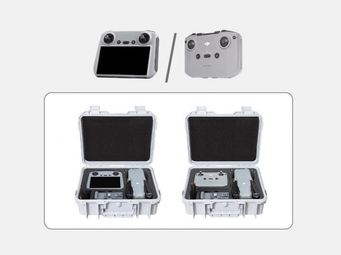 Bílý odolný kufr na dron DJI Air 3