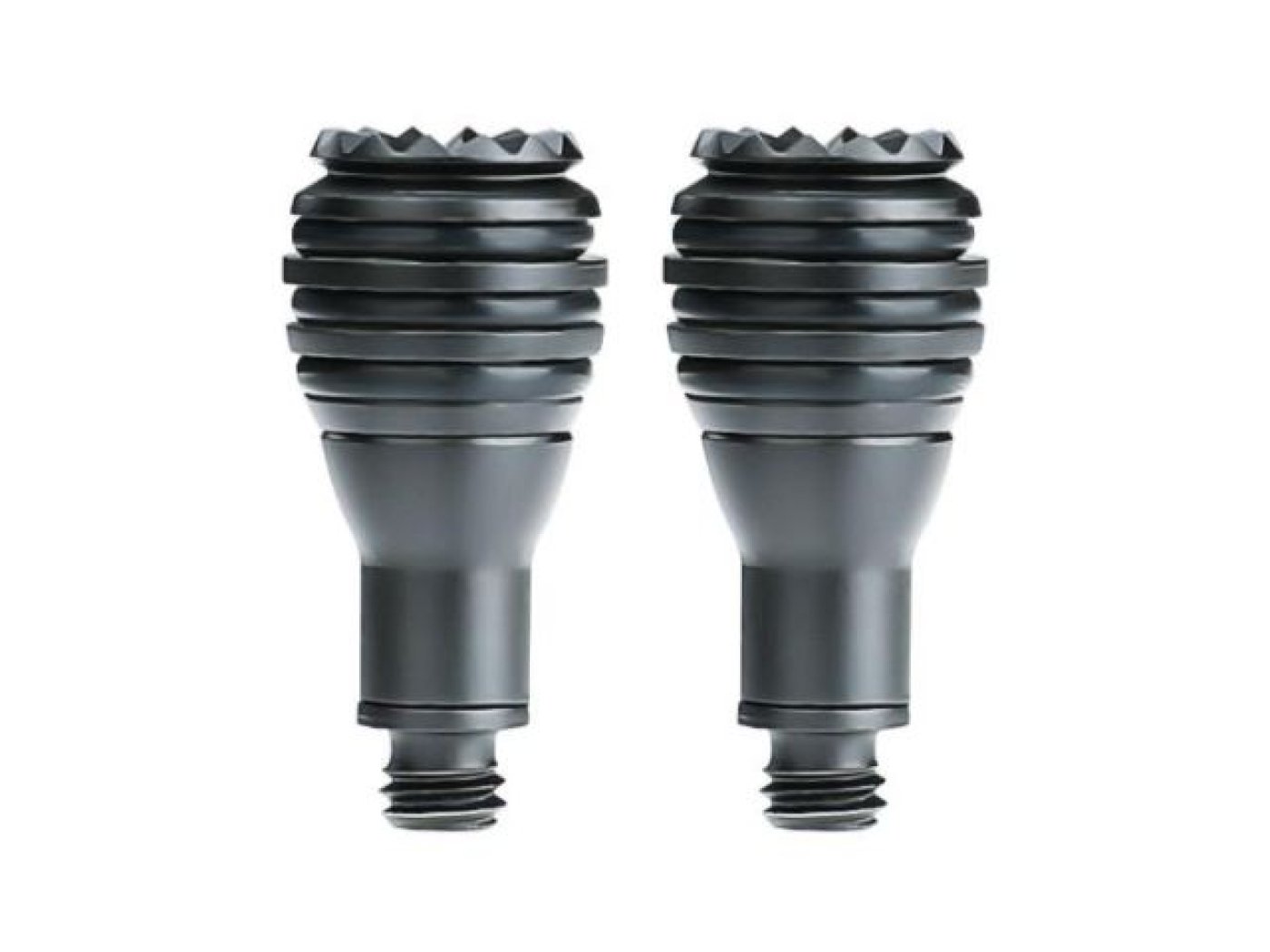 Černé nastavitelné kniply na dálkový ovladač