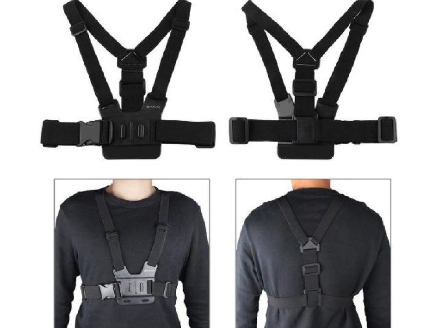 Nastavitelný hrudní popruh na akční kameru