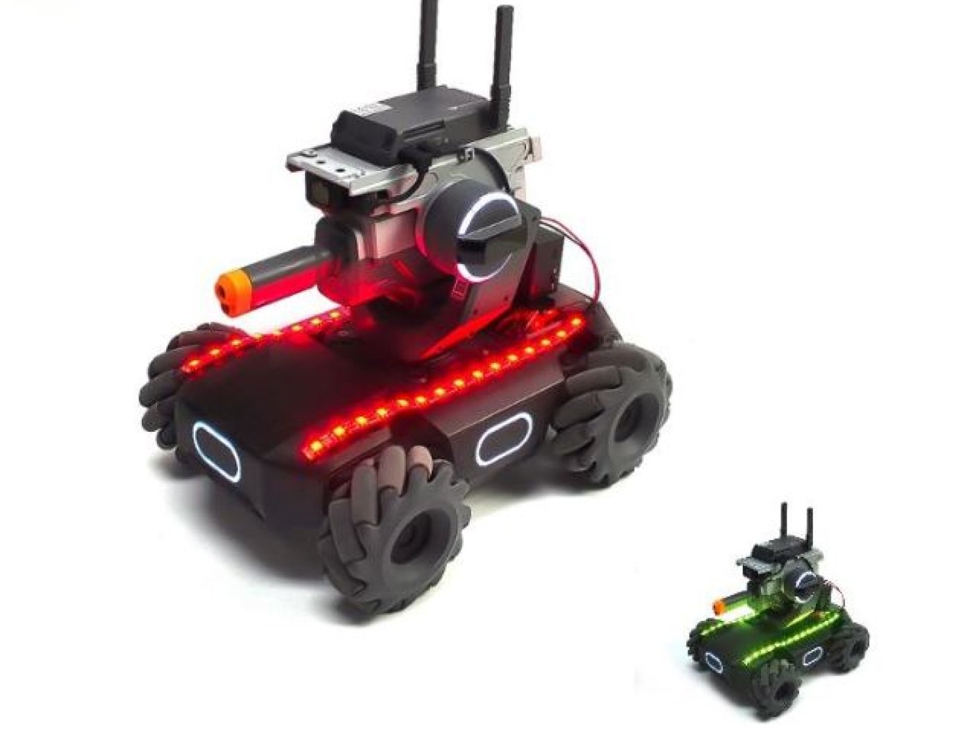 Led osvětlení s ovládáním na DJI RoboMaster S1