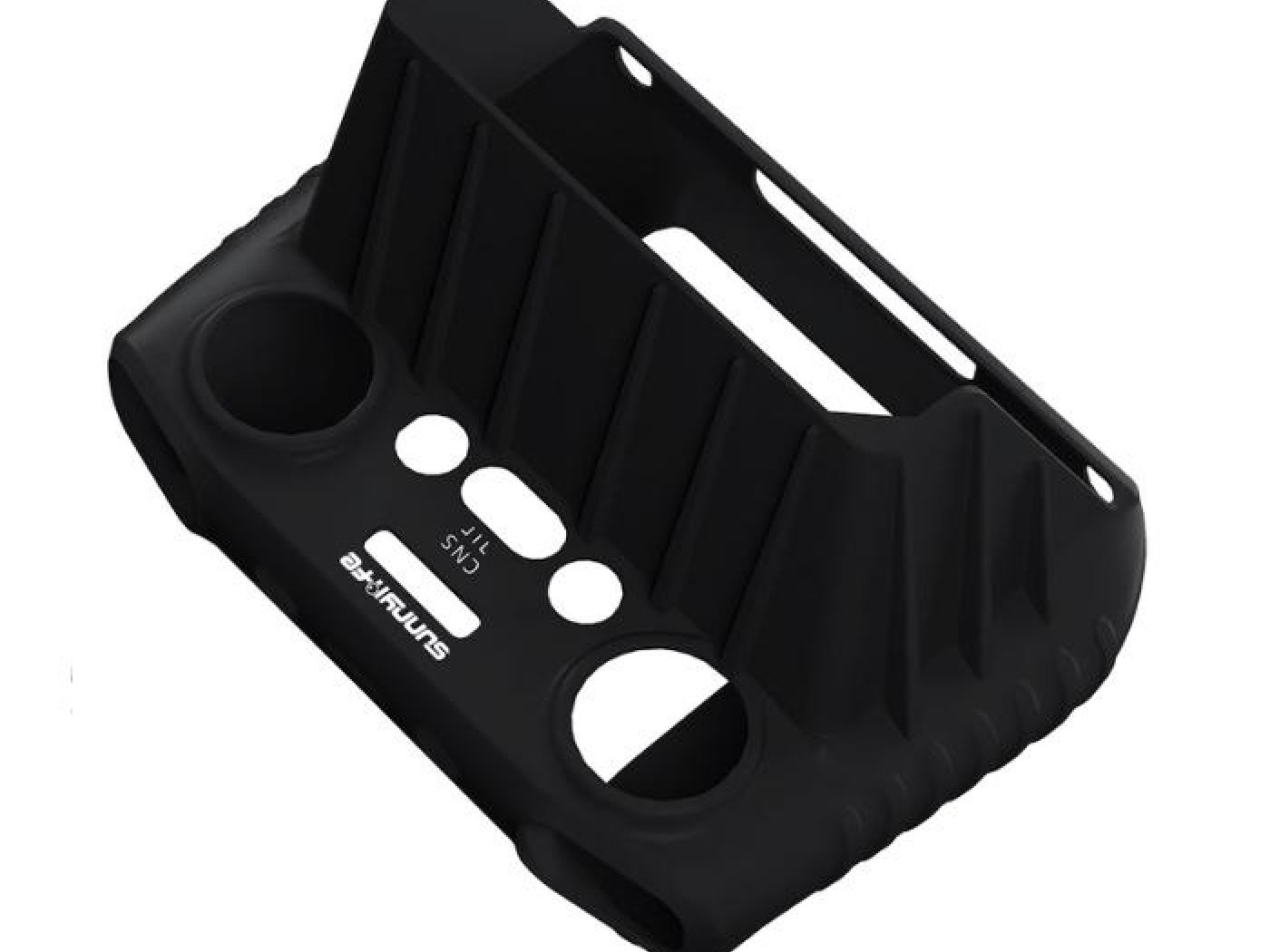 2v1 černý silikonový kryt a sluneční clona na DJI RC