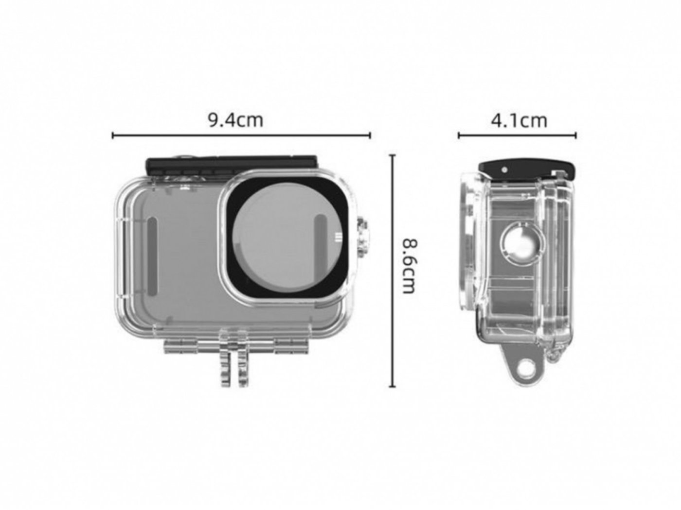 Vodotěsné potápěčské pouzdro pro akční kameru DJI Osmo Action 6