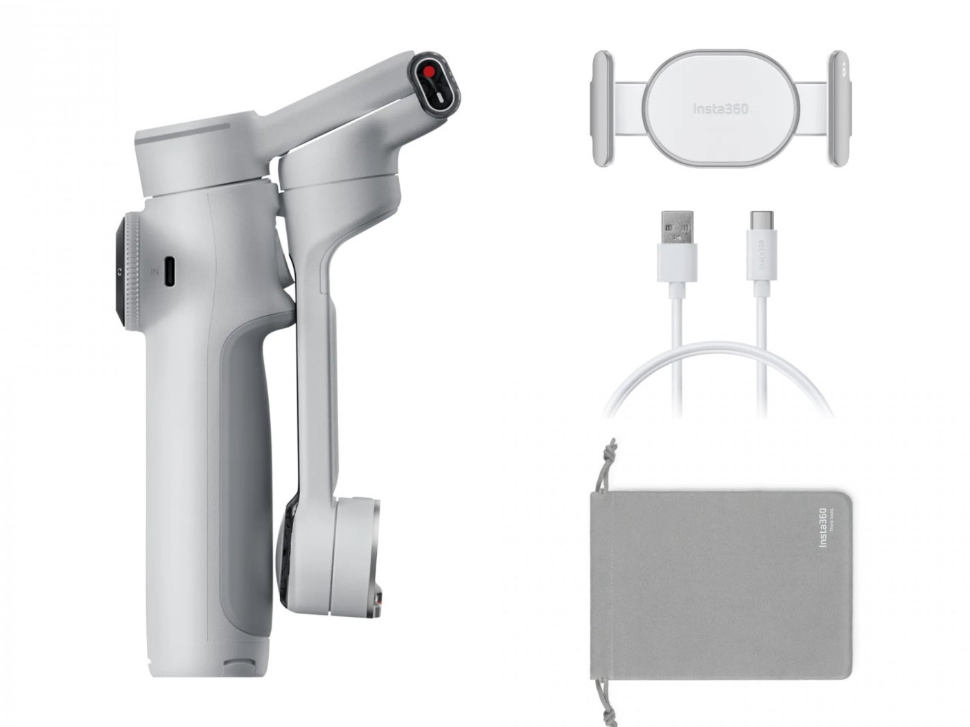 Stabilizátor na telefon Insta360 Flow 2 Pro (šedý)