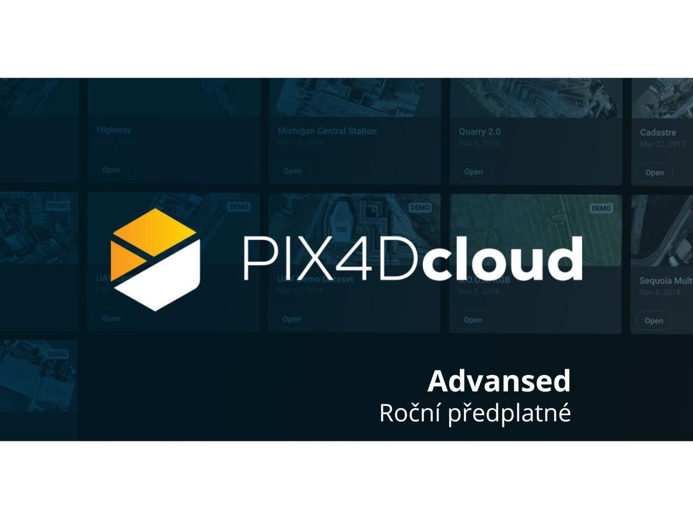 PIX4Dcloud Advansed - roční předplatné