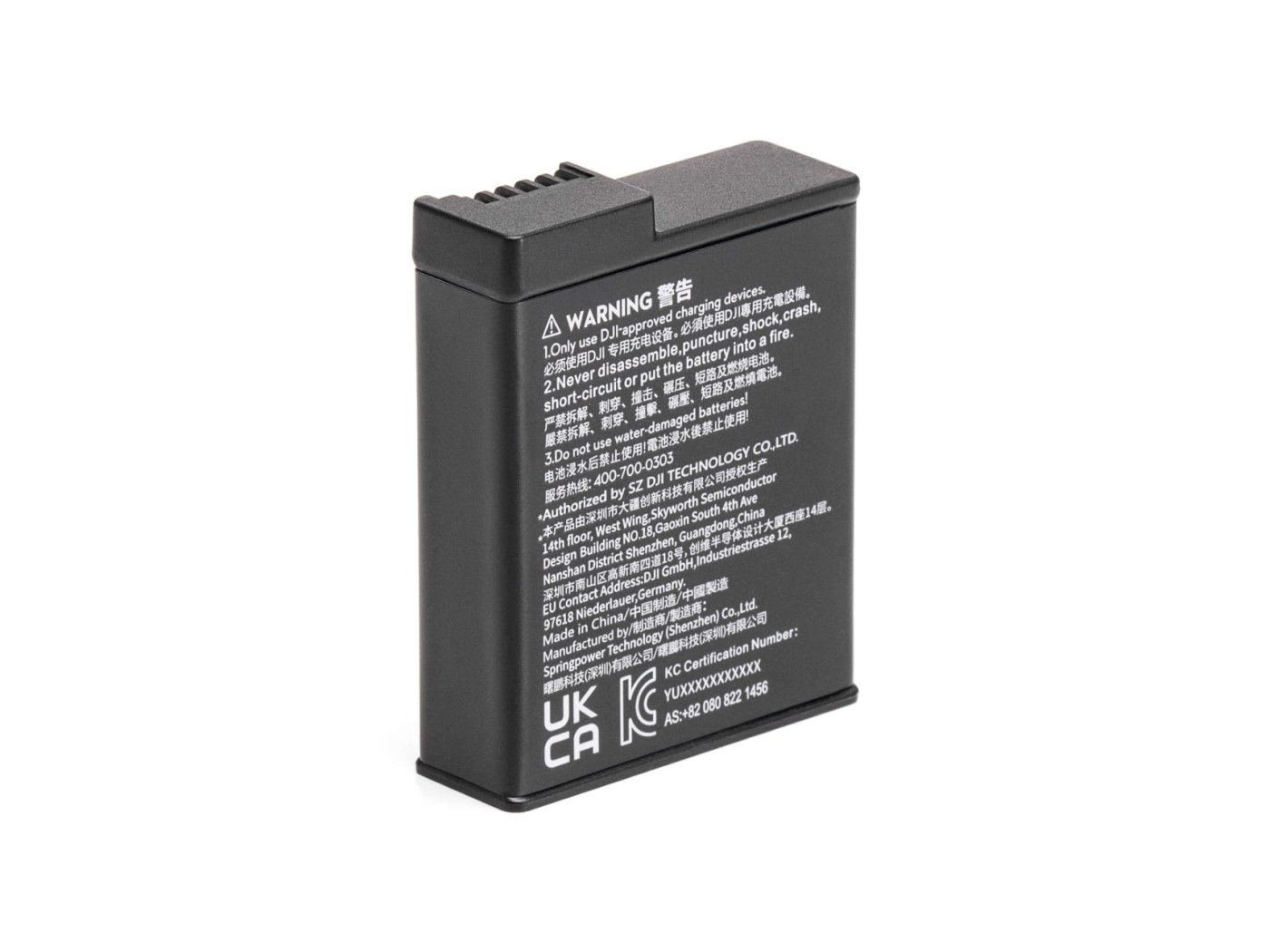 DJI Osmo Action 3 / Osmo Action 4 extrémní baterie