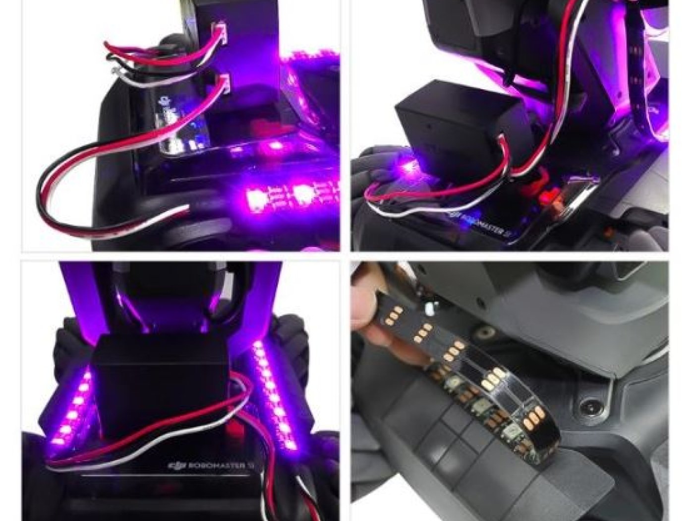 Led osvětlení s ovládáním na DJI RoboMaster S1