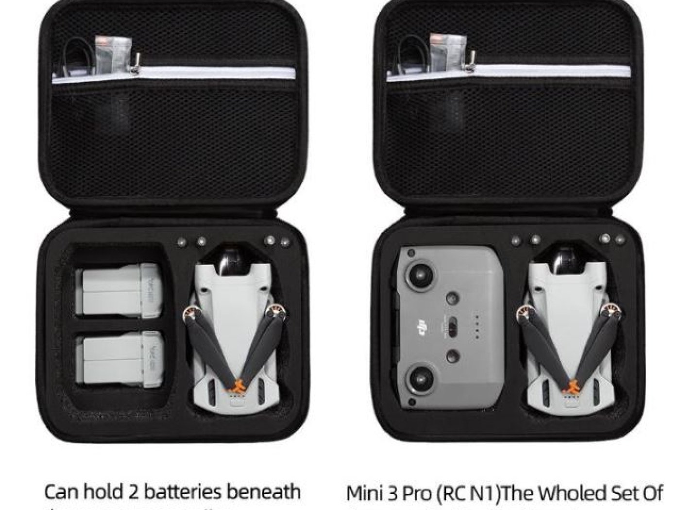 Černé pouzdro na dron DJI Mini 3 / Mini 3 Pro