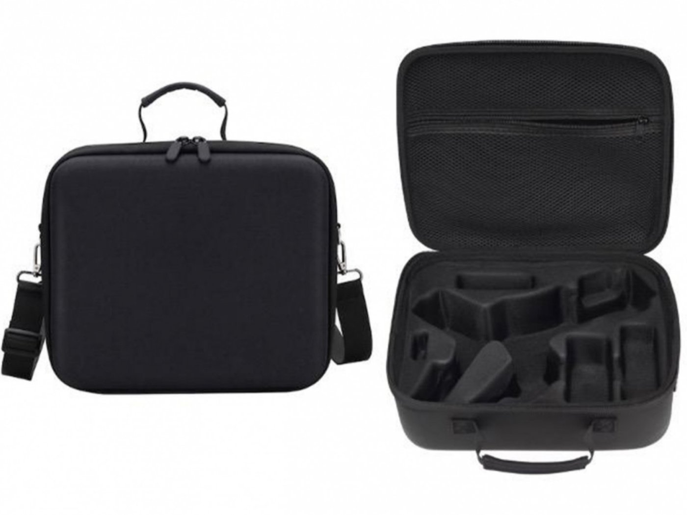 Černé pouzdro na stabilizátor DJI RS 4 Mini s popruhem přes rameno