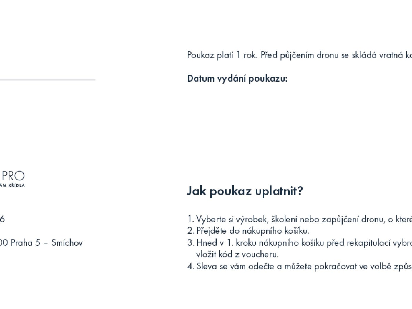Dárkový poukaz na zapůjčení dronu DJI Mavic Air 2