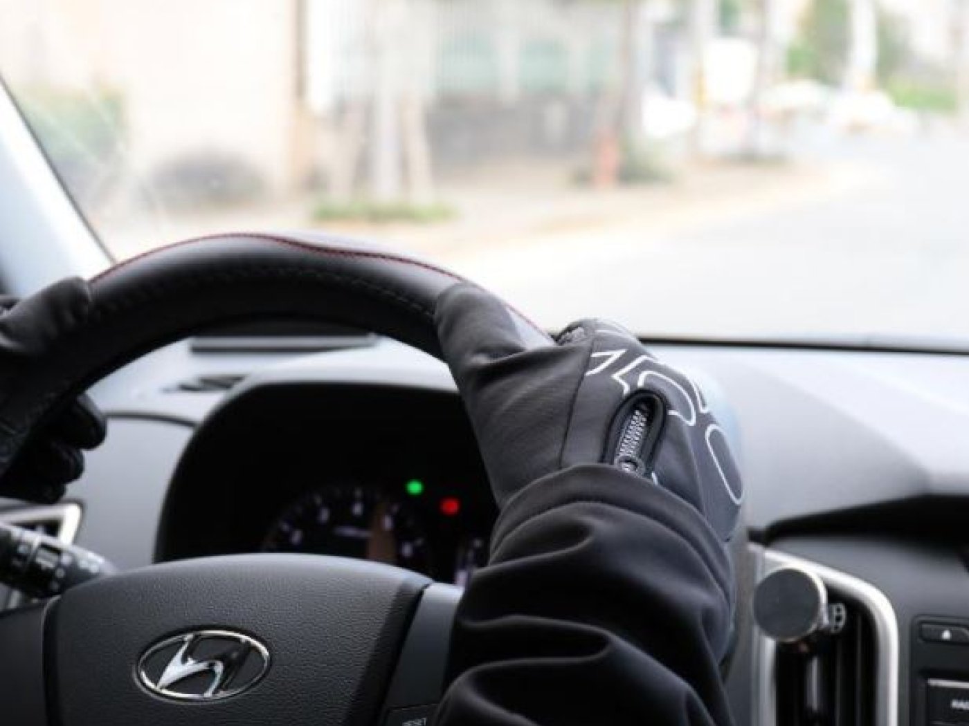 Černé fotografické rukavice (L)