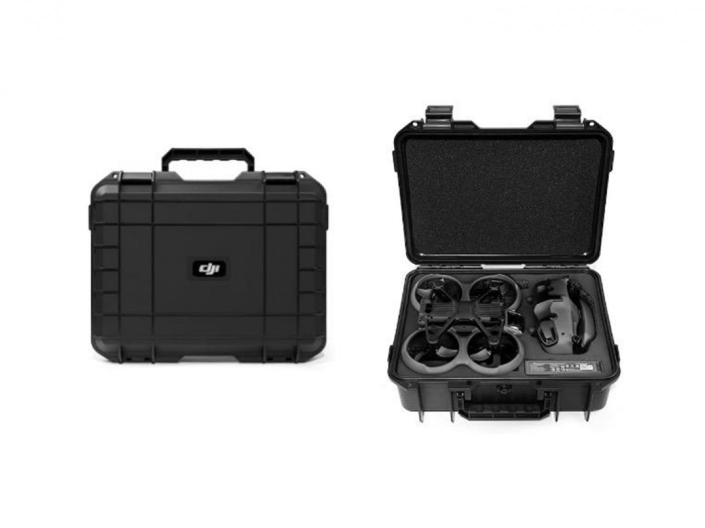 Černý odolný kufr na dron DJI Avata 2