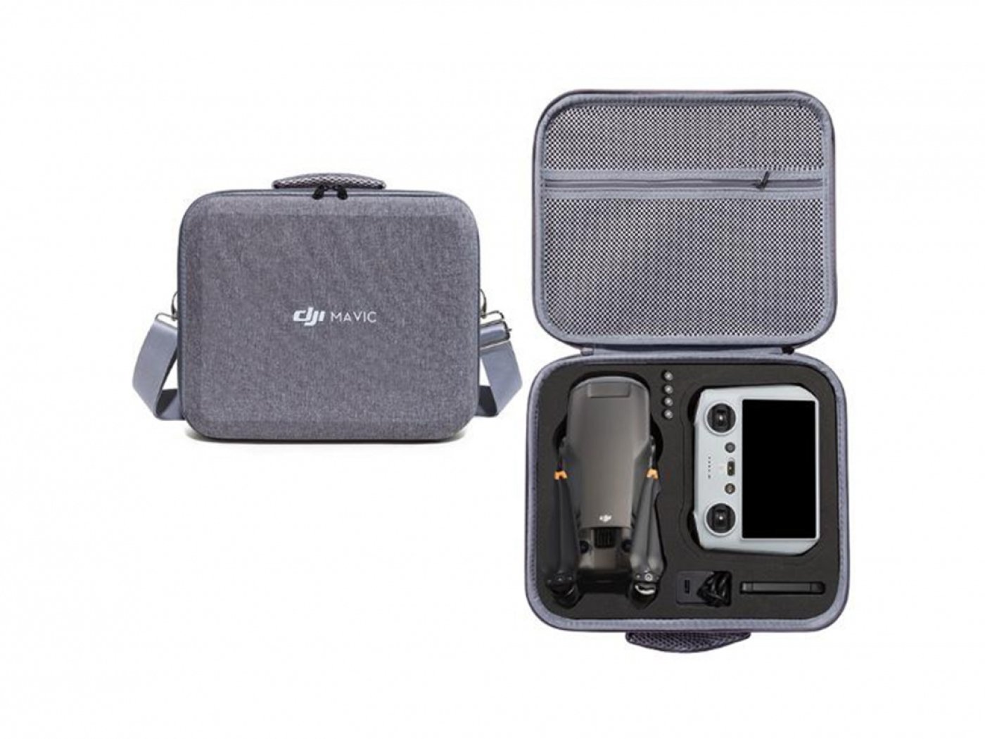 Šedé pouzdro na dron DJI Mavic 3 / Mavic 3 Classic / Mavic 3 Pro